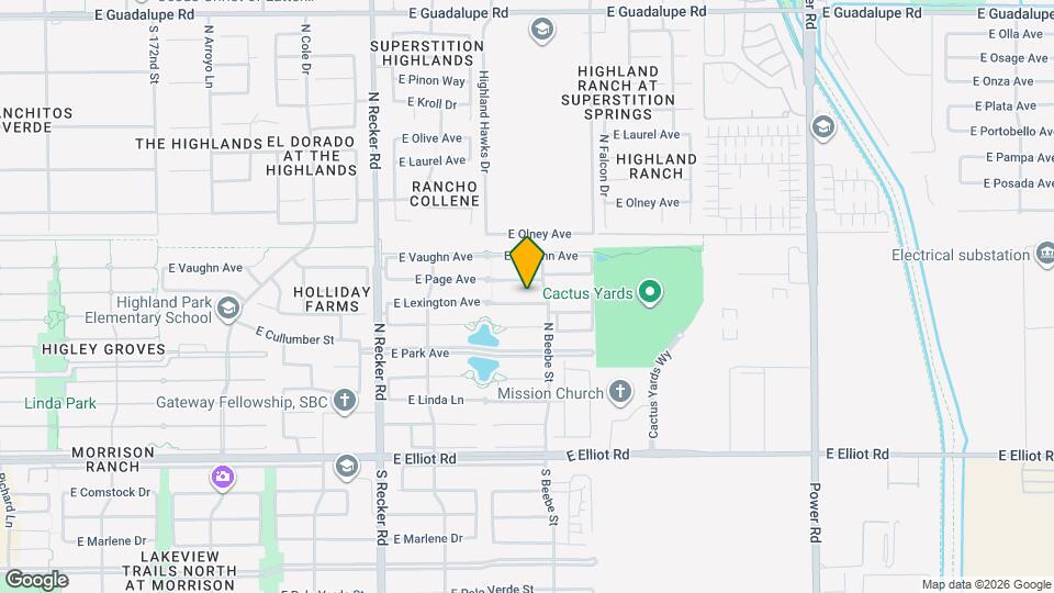 4266 E Lexington Ave Map and Location Details