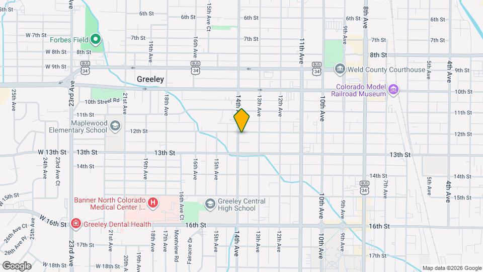 1200 14th Ave Mapa y Detalles de la Ubicación