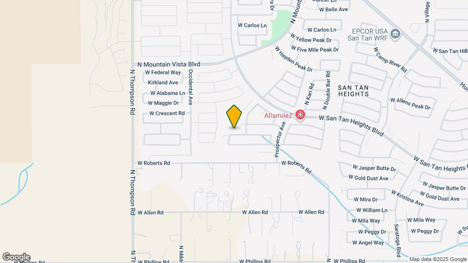 3906 W South Butte Rd Map and Location Details