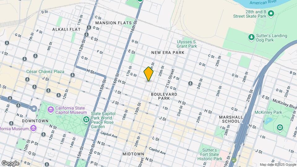 709 19th St Map and Location Details