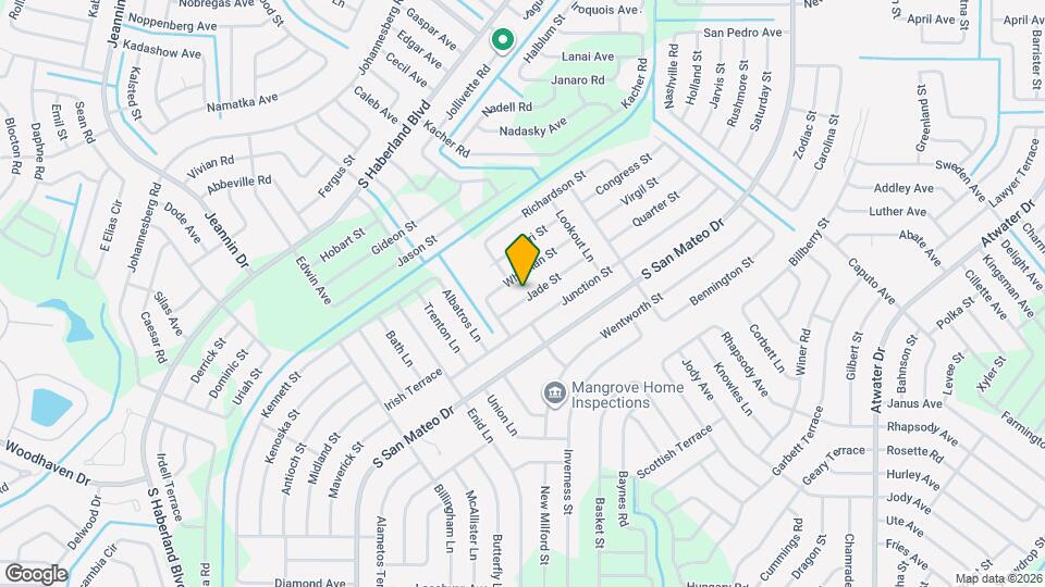 3603 Jade St Map and Location Details