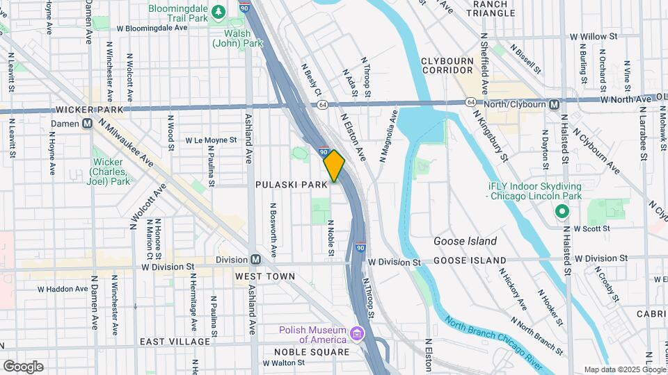 1359-1361 W Blackhawk St Map and Location Details