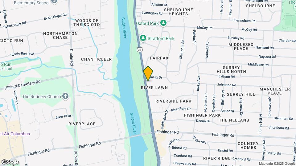 4024 Riverside Dr Map and Location Details