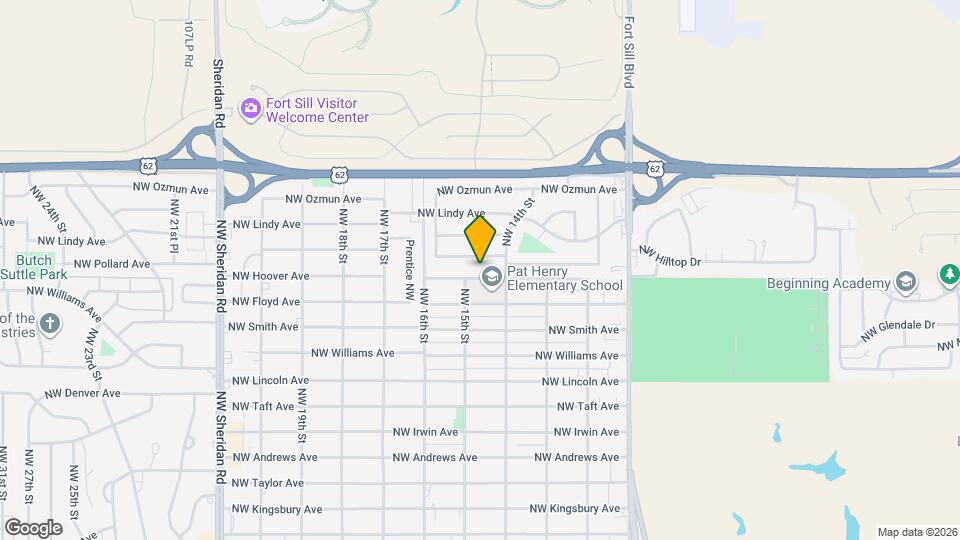 1411 NW Hoover Ave Map and Location Details