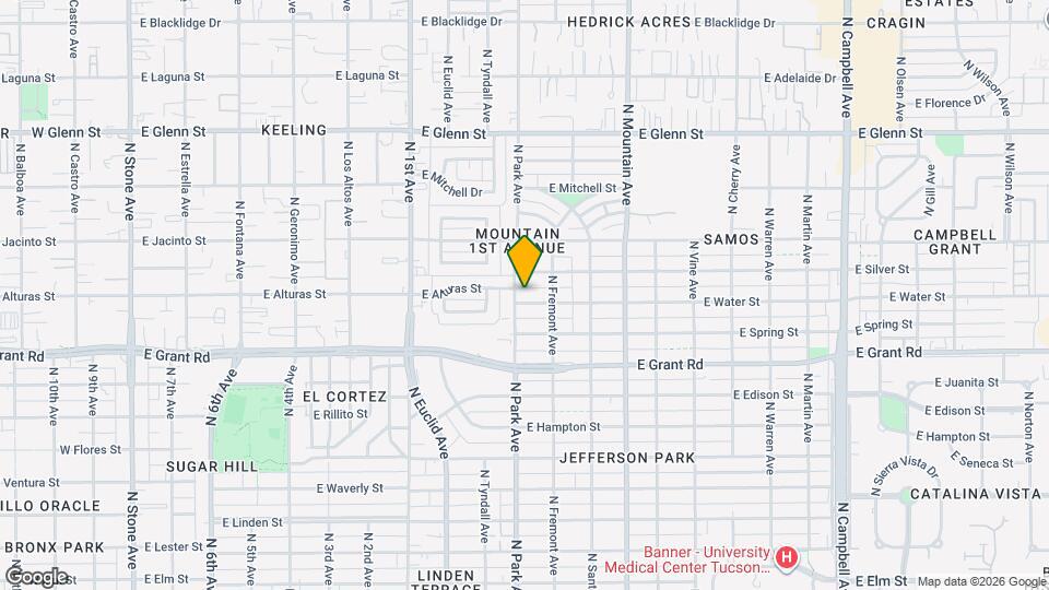 1005 E Water St Map and Location Details