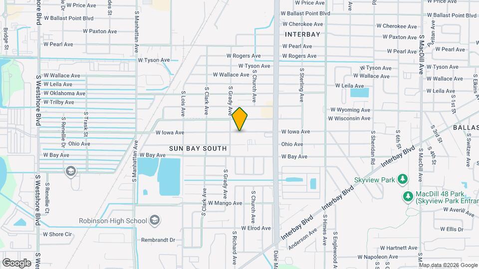 3916 W Iowa Ave Map and Location Details