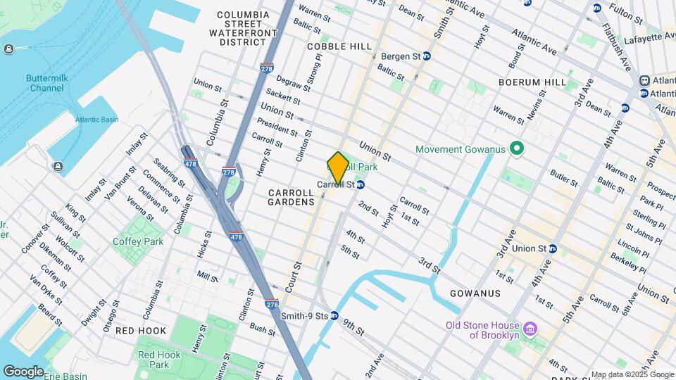 118 1st Pl Map and Location Details