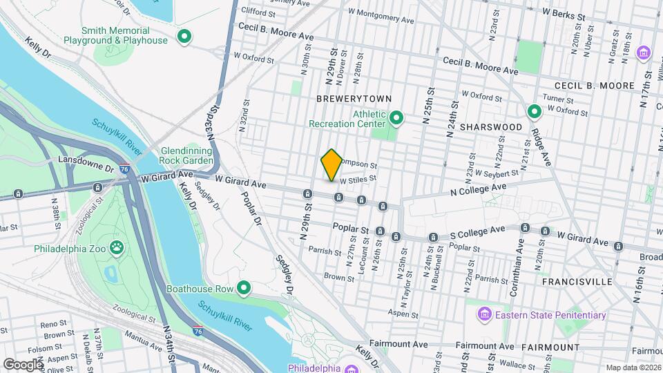 2814 W Stiles St Map and Location Details