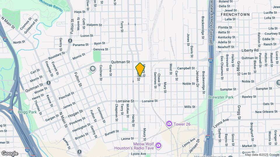 2118 Elysian St Map and Location Details