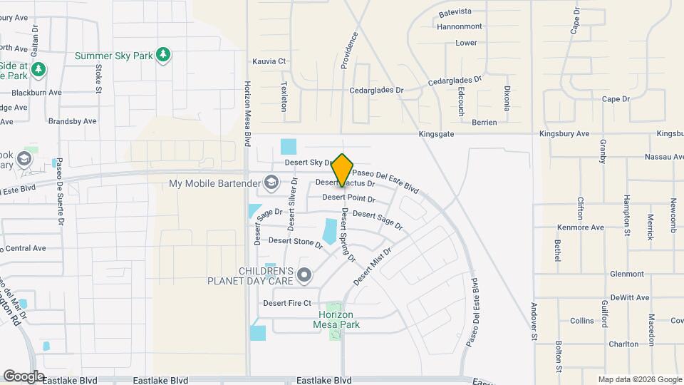 14299 Desert Point Dr Map and Location Details