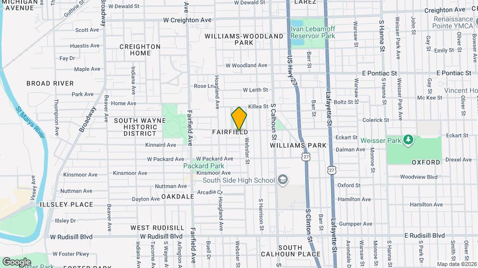 317 W Wildwood Ave Map and Location Details