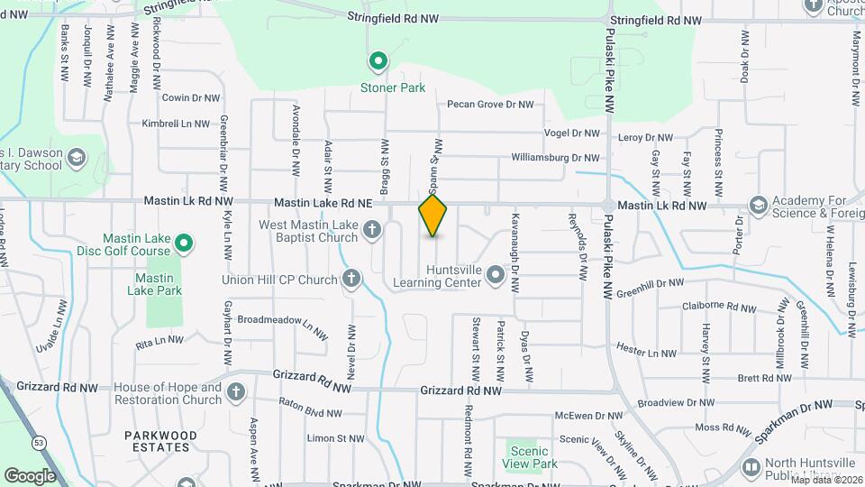 3415 Mimosa Ln NW Map and Location Details