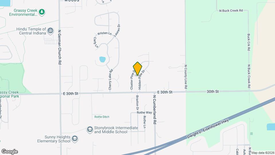 3060 Hidden Pine Dr Map and Location Details