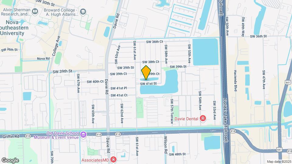 6011 SW 41st St Map and Location Details