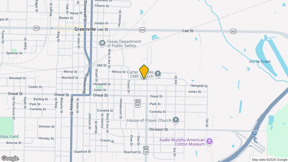 1521 Marshall St Map and Location Details