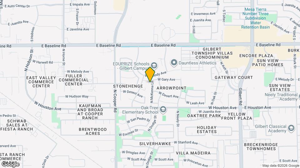 1362 N McKenna Ln Map and Location Details