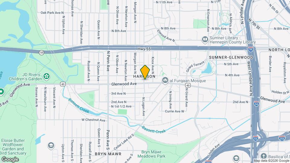 1720 Glenwood Ave N Mapa y Detalles de la Ubicación
