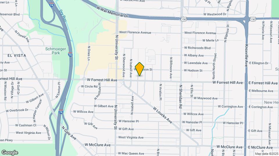 3108 N Parish Ave Map and Location Details