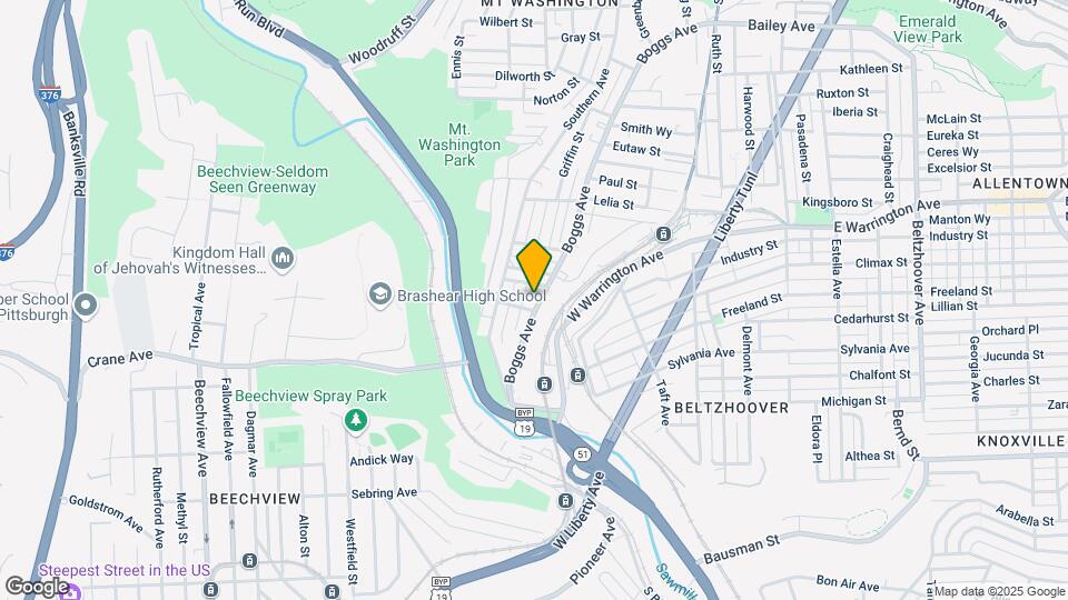 732 Boggs Ave Map and Location Details