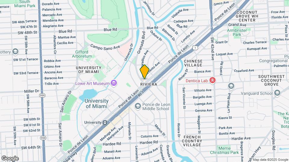 5099 Ponce de Leon Blvd Map and Location Details