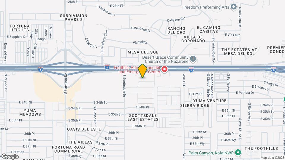 11618 E 33rd St Map and Location Details