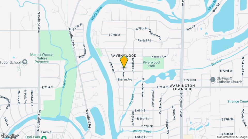 7201 N Ralston Ave Map and Location Details