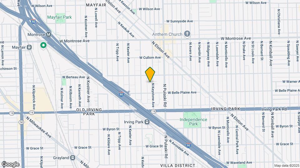 4130 N Keystone Ave Mapa y Detalles de la Ubicación