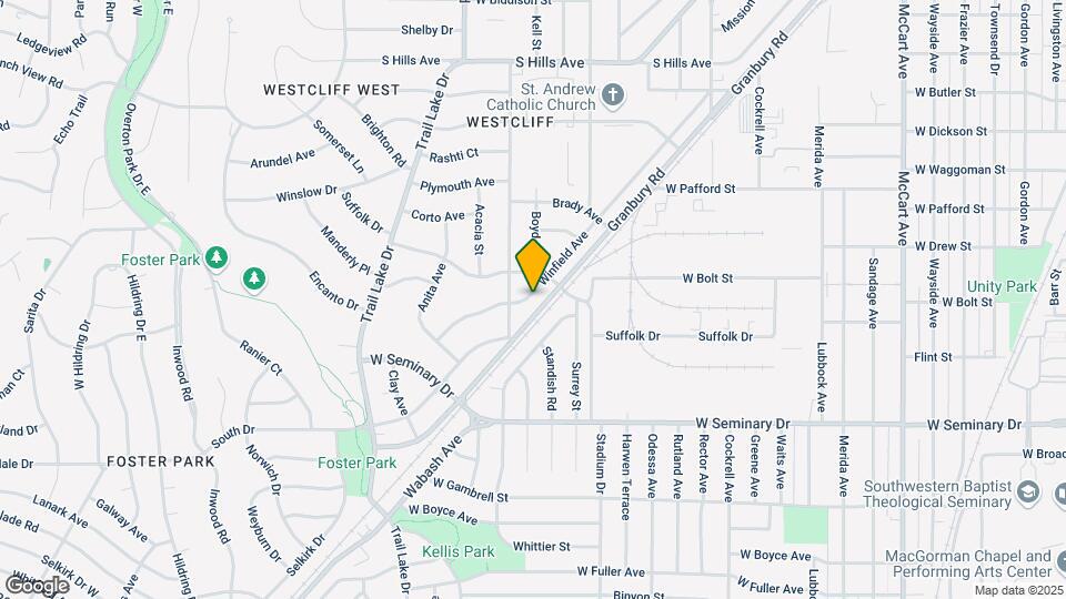 4125 Winfield Ave Map and Location Details