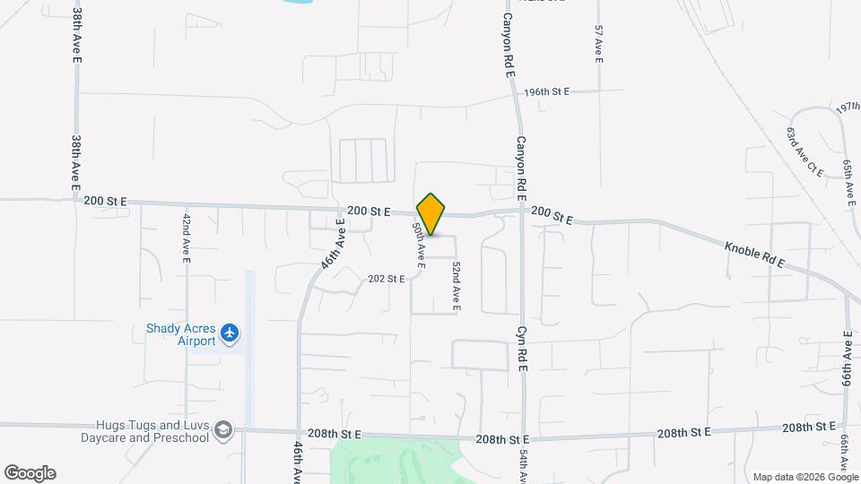 5018 200th St Ct E Mapa y Detalles de la Ubicación
