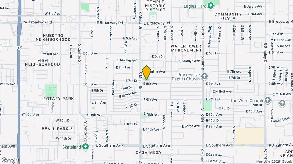 426 E 8th Ave Map and Location Details