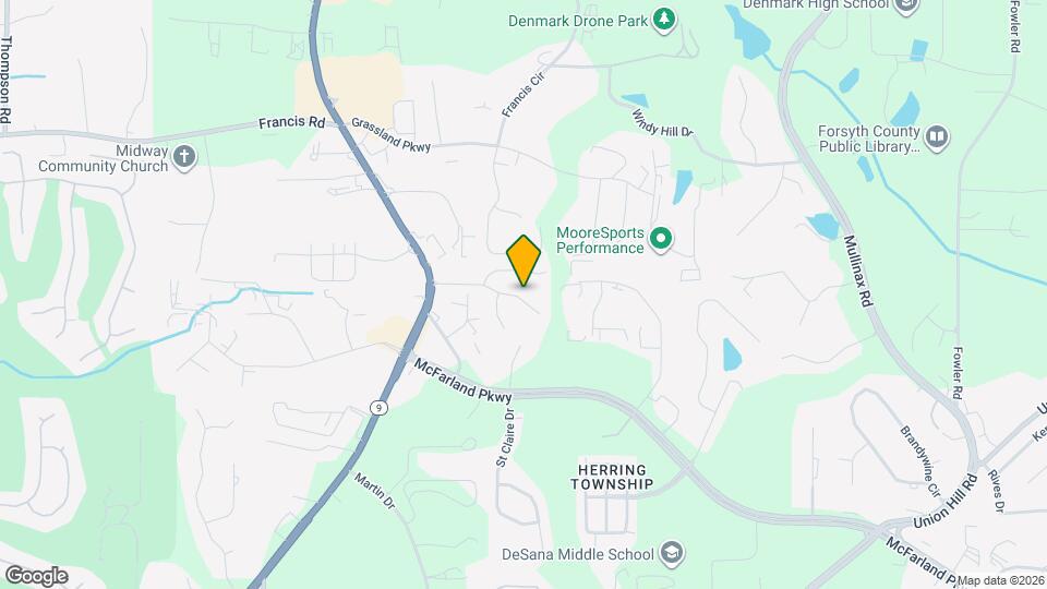 6185 Crested Moss Dr Map and Location Details