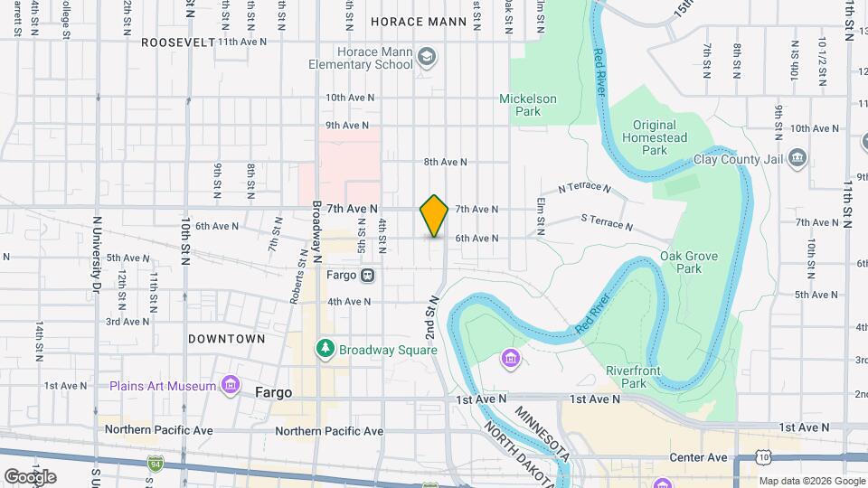 208 6th Ave N Map and Location Details