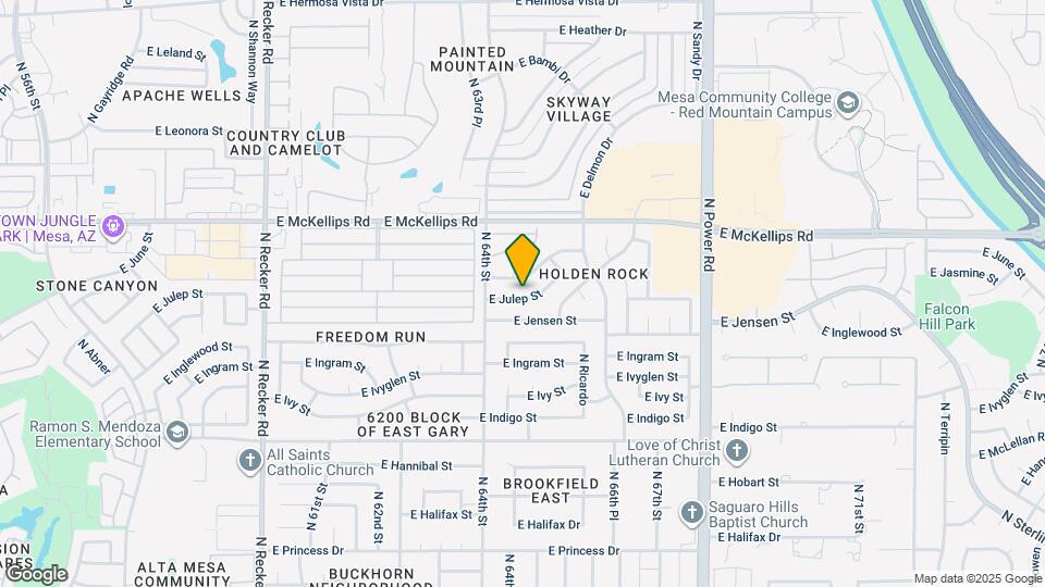 6440 E Julep St Map and Location Details