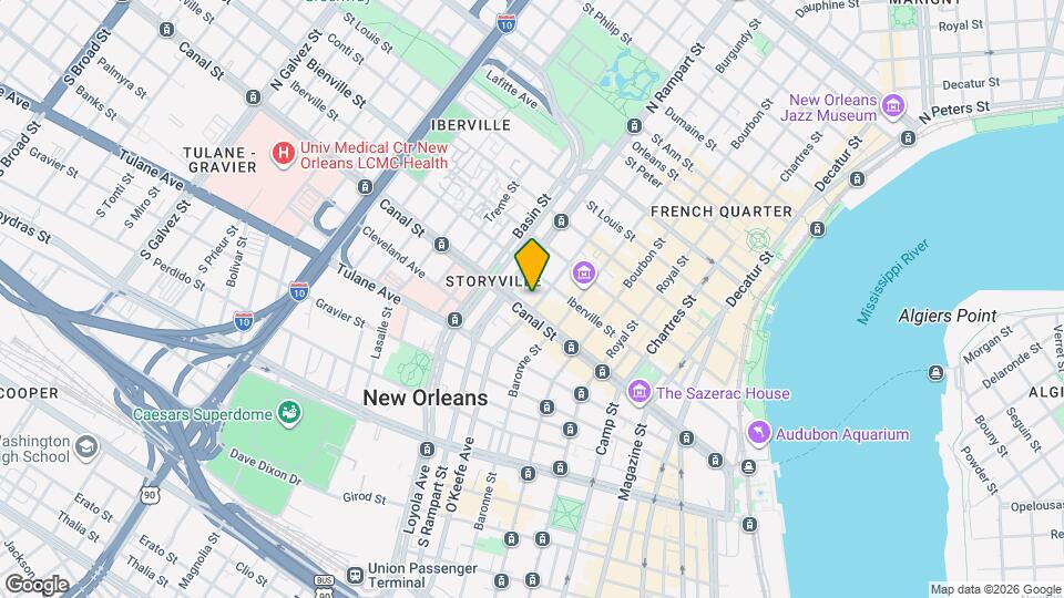 1011 Canal St Map and Location Details