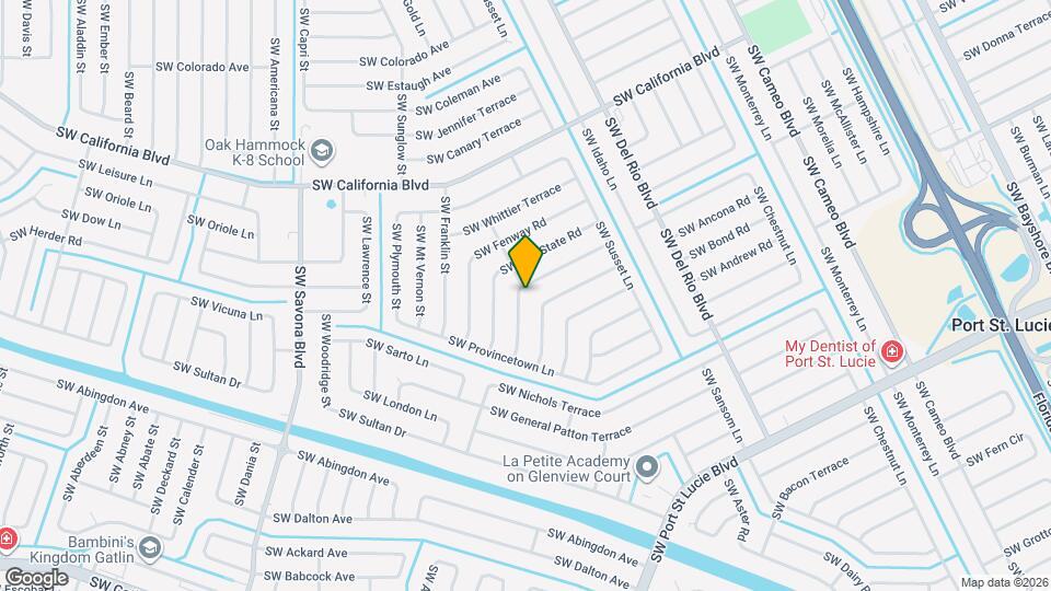 1002 SW Longfellow Rd Mapa y Detalles de la Ubicación