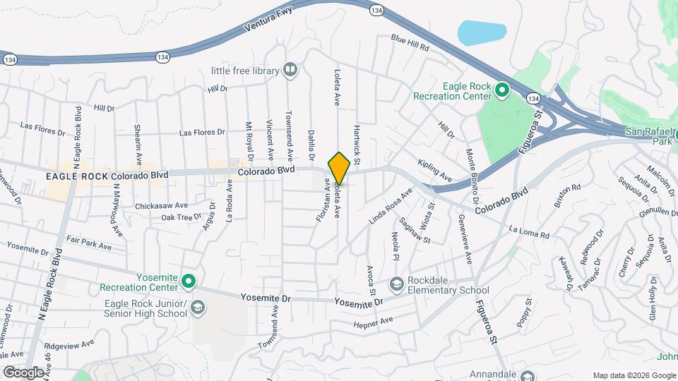 5044 Loleta Ave Map and Location Details