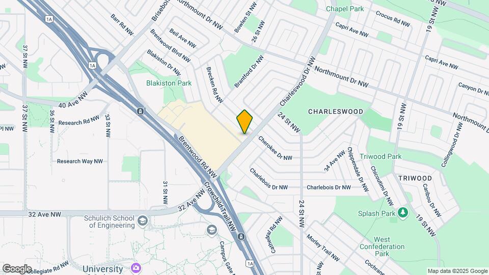2704 Brentwood Blvd NW Map and Location Details