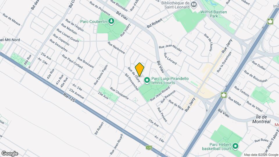 8505-8509 De Cluny St Map and Location Details