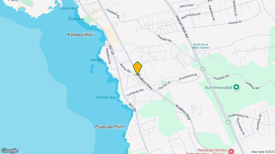 75-5873 Walua Rd C Map and Location Details