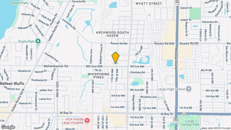 1000 8th Ave NW Map and Location Details