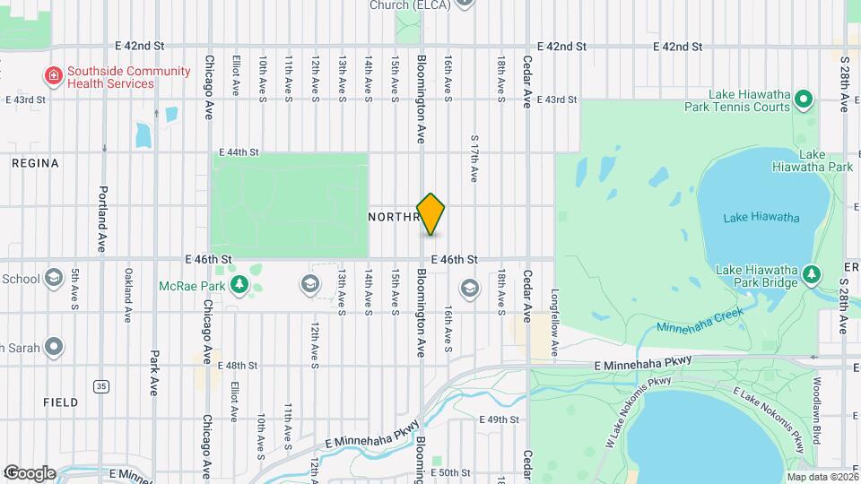 4539 Bloomington Ave Map and Location Details