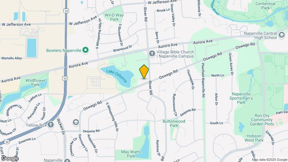 1305 Oswego Rd Map and Location Details