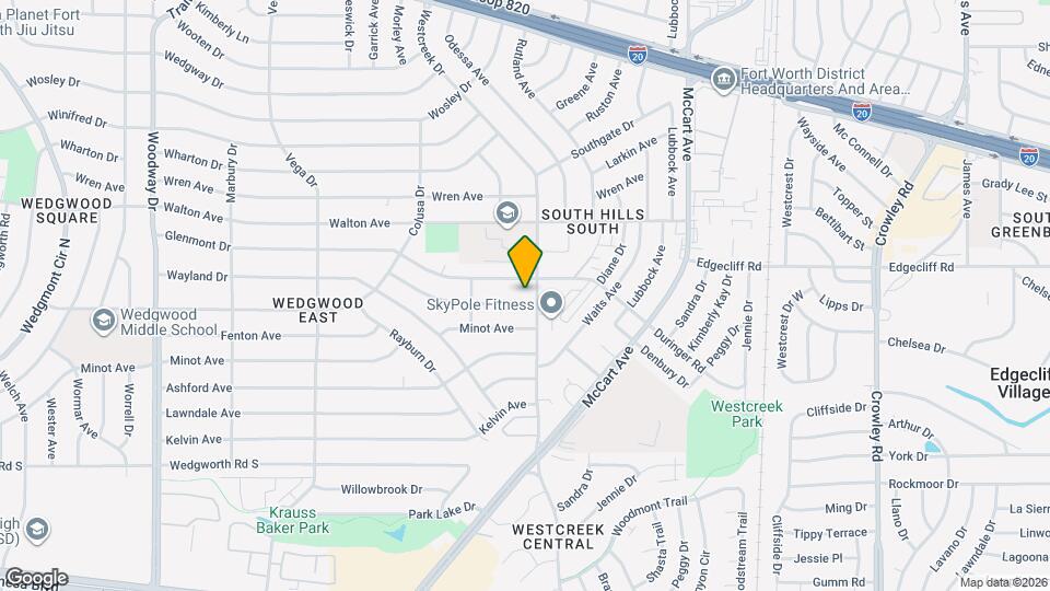 3204 Denbury Dr Map and Location Details