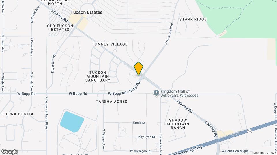 5560 W Crystal Rain Pl Mapa y Detalles de la Ubicación