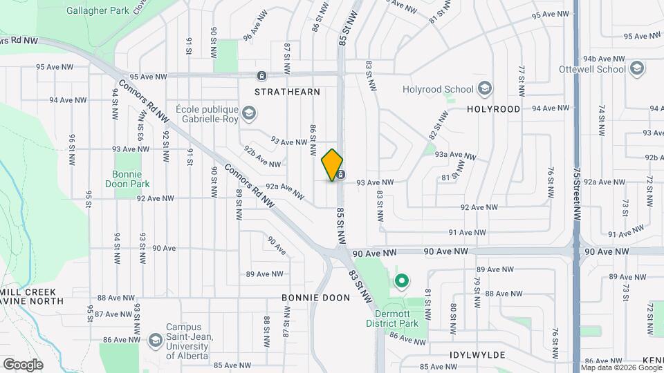 9232 85 St NW Map and Location Details