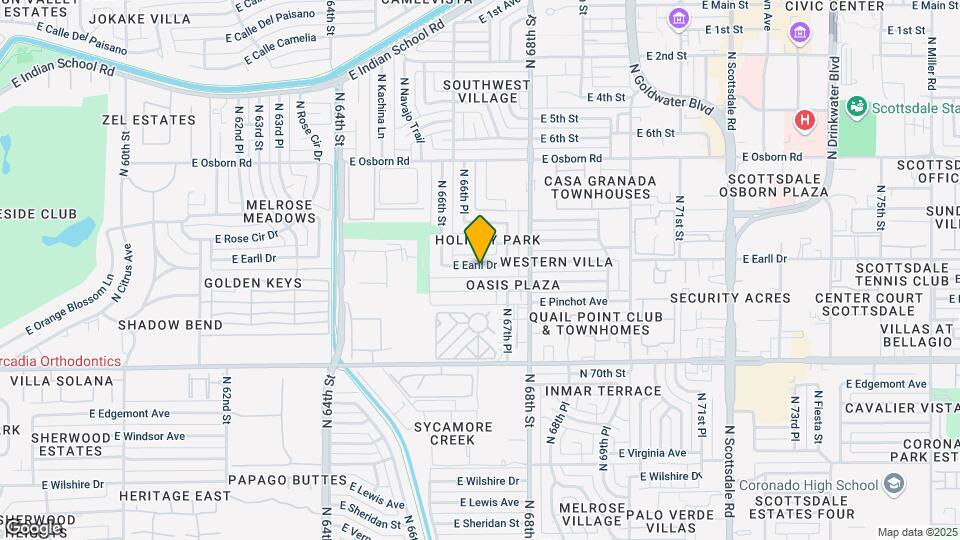 6701-6707 E Earll Dr Map and Location Details