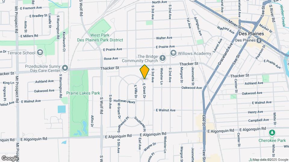 891 E Grant Dr Mapa y Detalles de la Ubicación