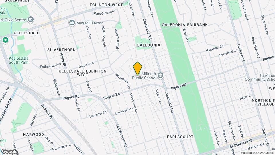 351 Blackthorn Ave Map and Location Details