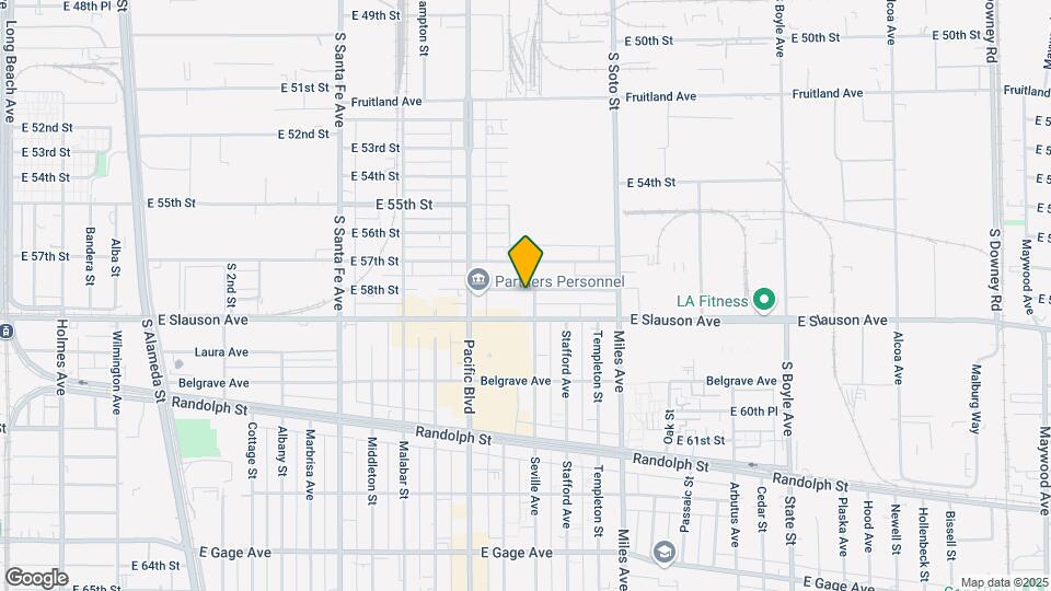 2662 E 58th St Map and Location Details
