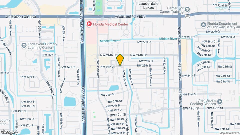 4740 NW 24th Ct Map and Location Details